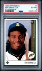 1989 UD Star Rookie Ken Griffey Jr PSA 6 EX-MT Seattle Mariners RC #1     cc30