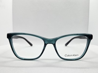 Calvin Klein CK20532 20532 300 Teal Green Black 53-16-140 Eyeglasses Frames