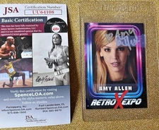 AMY ALLEN JSA Signed Star Wars Autograph Card Aayla Secura JSA