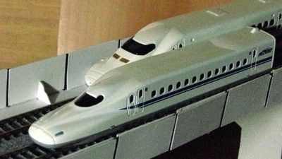 Train N gauge die-cast el No. 87 N700 series Shinkansen lead car