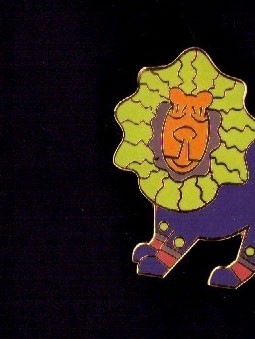 Disney 5045 Walt World Whimsical Lion Animal Kingdom 2001 purple Pin