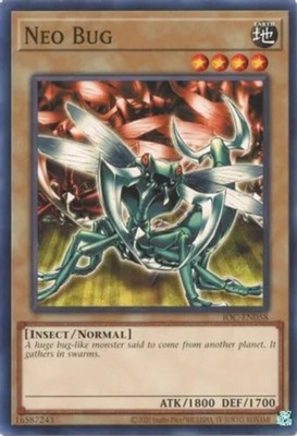 Yugioh! Neo Bug - IOC-EN058 - Common - Unlimited 25th Anniversary Edition Near M