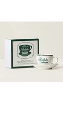 RALPH'S COFFEE Ralph Lauren New York City Porcelain Espresso Cup & Saucer Set
