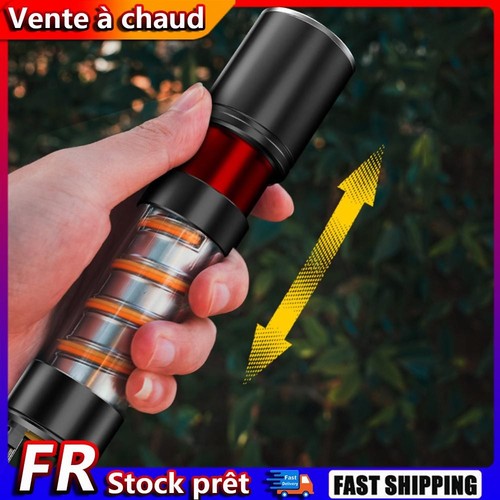 Lampe De Poche Touristique Dessinée à La Main Avec Poignée équipement