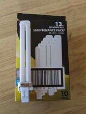 10 PACK Feit Electric PL13/41 TUBE 13W 2 PIN COOL WHITE FLUORESCENT COMPACT New