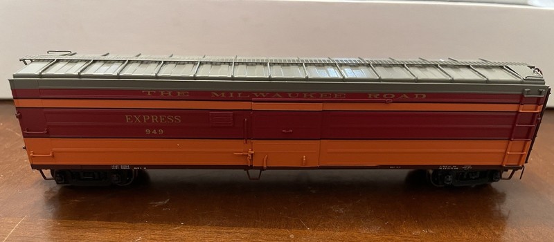 RARE BRASS HO Railway Classics Ajin MILW Milwaukee Road Express Boxcar 1 OF 17!