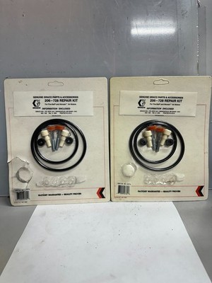 (2) 206-728 GRACO Air Motor Repair Kits (Fireball Monark) 2-PARTIAL KITS NEW