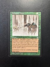 Magic The Gathering Constant Mists 1998 Wizards of the Coast Card