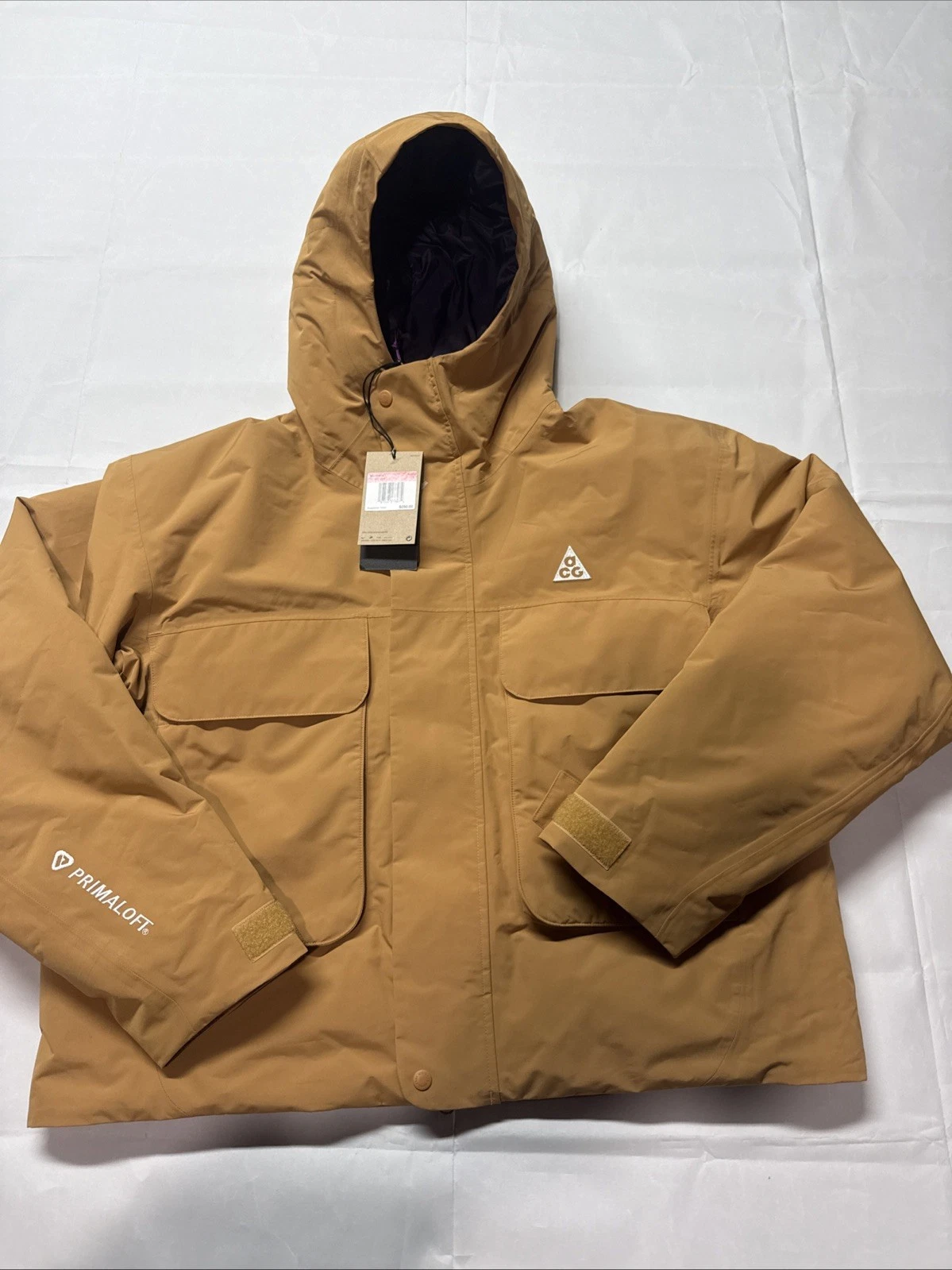 Nike ACG Storm-FIT ADV Skull Peak Jacket Brown FV7327-227 Women's Size Large