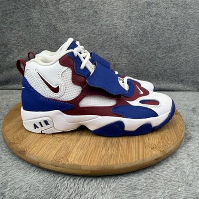 Nike Air Speed Turf Max 96 Shoes Boys Size 7Y White Blue Red Sneakers DZ4449-100