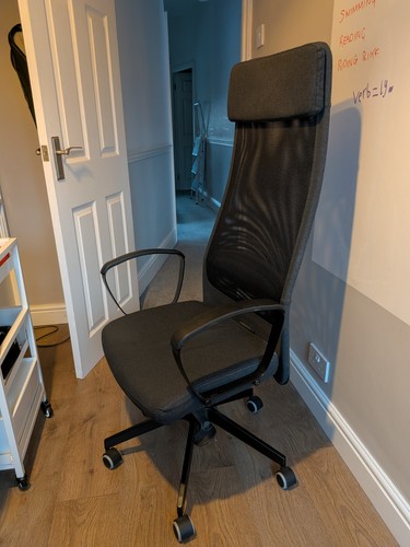 IKEA Markus Ergonomic Office Chair Grey/Black | eBay UK