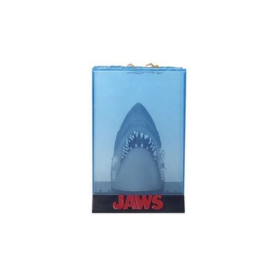 Jaws 3D Poster PVC Figur 50th Anniversary mit LED-Leuchtfunktion 26 cm