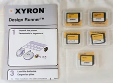 Xyron Design Runner 5 DISCS Starter Travel Occasion Generations  Font + Fold Out