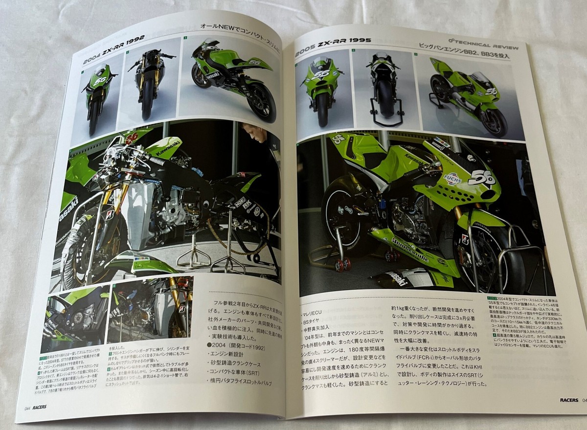 RACERS KAWASAKI ZX-RR Nov 2020 Volume 57 Japanese magazine used