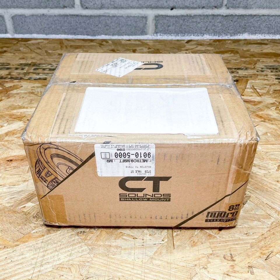 CT Sounds Hydro 12 Dual 2-Ohm 1000-Watt Shallow Mount Car Subwoofer C88