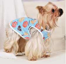 Dog Shirt Breathable Small Dog Cat Clothes Funny Print Vest Light weight T-Shirt
