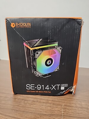 ID-COOLING SE-914-XT ARGB V2 Cooler 131mm Height CPU Air Cooler ARGB Light 