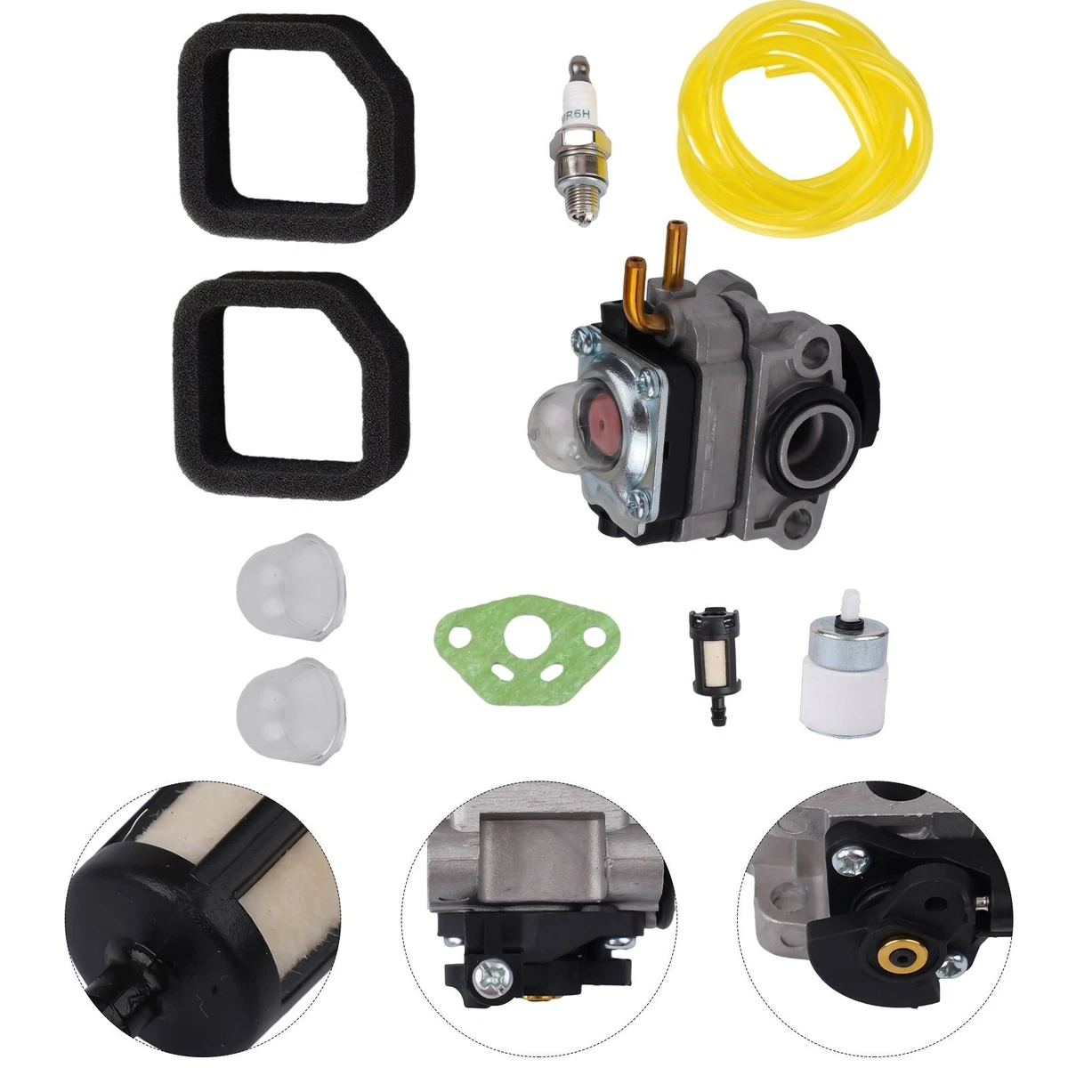 Carburetor For Ryobi RY252CS RY253SS RY251PH RY254BC 2 Cycle 25.4