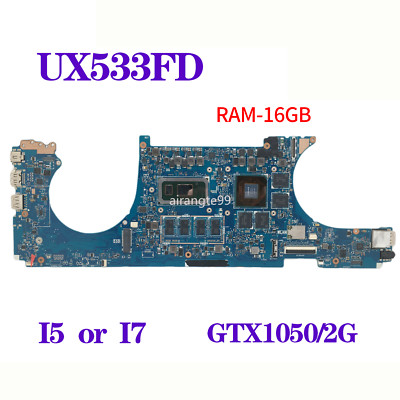 For ASUS UX533FN UX533FD Motherboard i5 i7 8th Gen MX150/GTX1050-2G 8G/16G-RAM