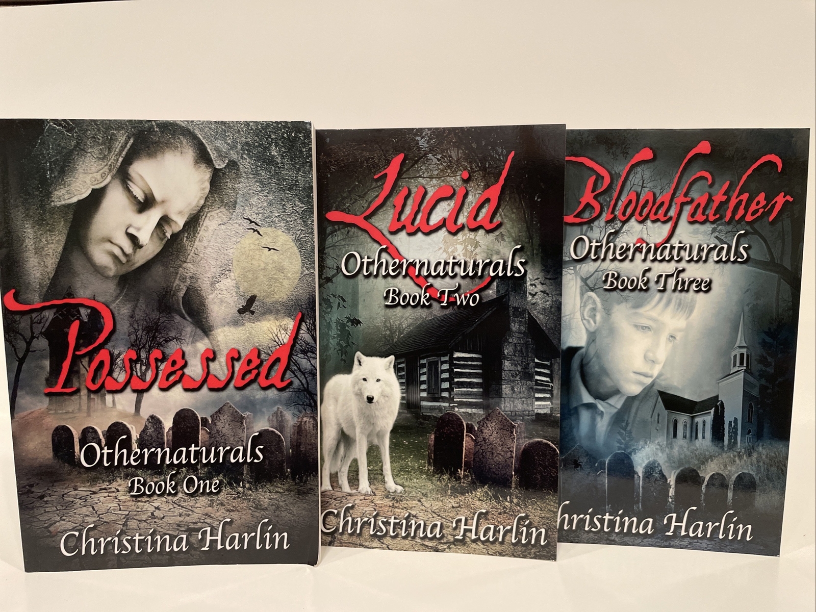 Signed Othernaturals Series: Possessed, Lucid, & BloodFather by Christina Harlin