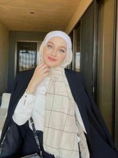 Plaid Viscose Hijab