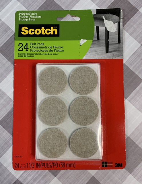 1 1 2 inch felt pads