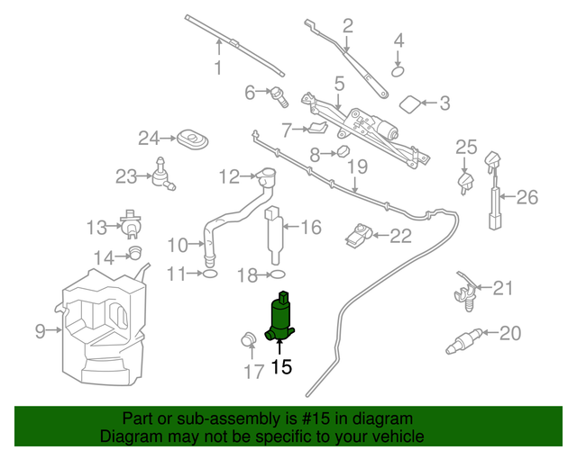 Genuine Volvo Xc60 Washer Pump 31349242 for sale online eBay