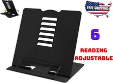 Metal Book Stand Book Holder Book Stand for Reading Adjustable Book Holder