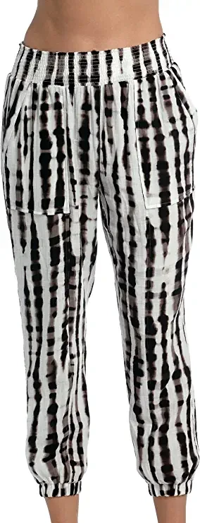 La Blanca Women's Standard Capri Pants Color: Java/Twisted Bamboo XL