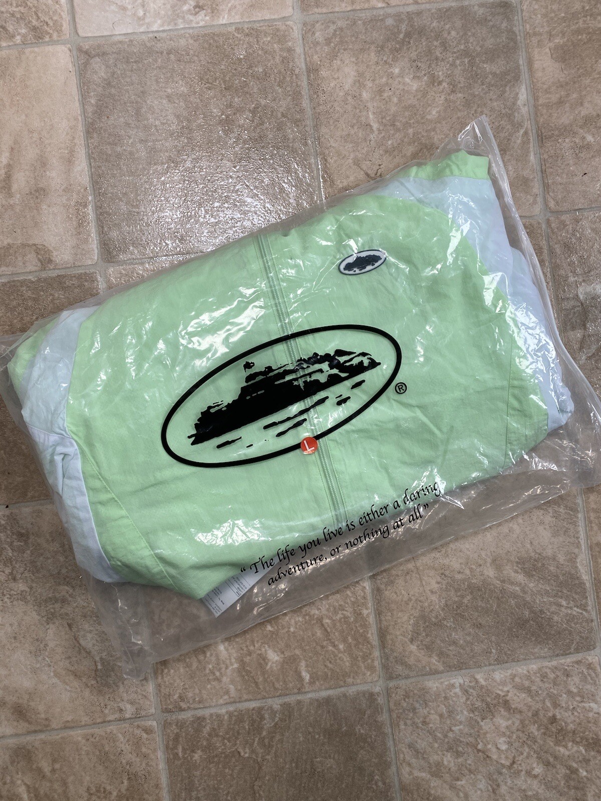 CRTZ Corteiz Spring Jacket Windbreaker- Size L -Mint & White- BNWT- AUTHENTIC ✅ image 6