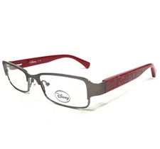 Disney Kids Eyeglasses Frames 3E 1001 3016 Red Silver Rectangular 47-15-130