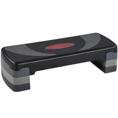 Steppbrett Stepper Aerobic Stepbench 3 Stufen Fitness Heimtrainer verstellbar