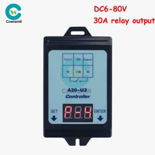 DC Voltage Detection Control Relay DC 6-80V Battery Charge and Discharge 30A