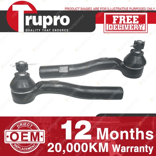 2 Pcs Trupro LH+RH Outer Tie Rod Ends for LEXUS GS300 GS400 97-04 - Picture 2 of 2
