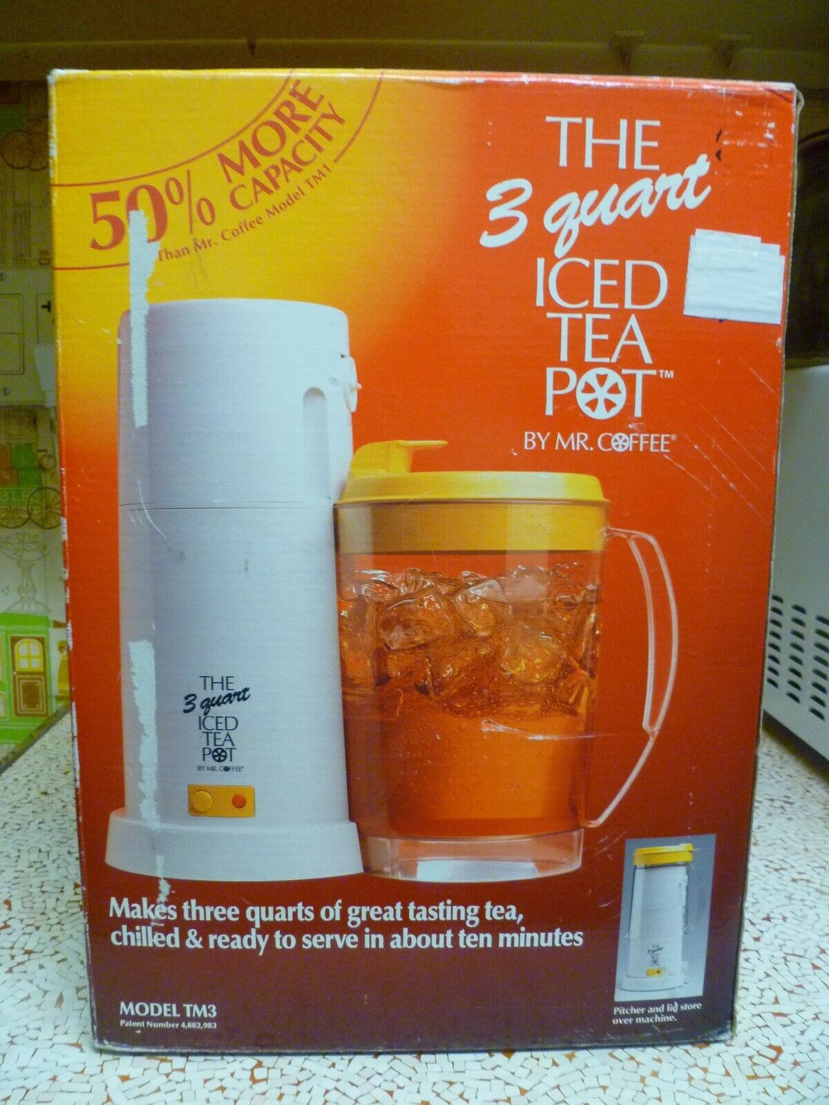 Vintage 3 Qt. Iced Tea or Iced Coffee Maker by Mr. Coffee - New in Box -  household items - by owner - housewares sale
