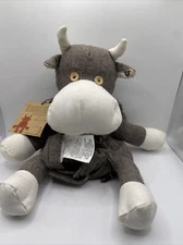 Zoobies KOBE THE COW Lovesac Plush Stuffed Animal. Great Condition,Hard To Find