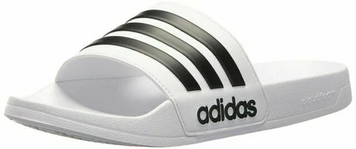 Adidas Adilette Shower Sandalo Uomo Taglia 10 Cloud White Core Black Cloud...