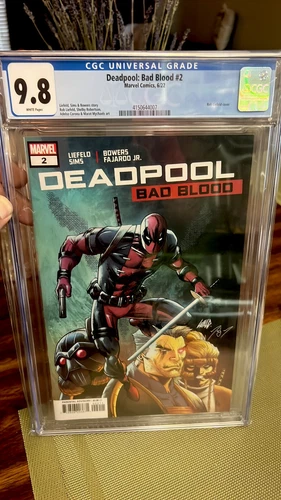 Deadpool Bad Blood #2 CGC 9.8 crispy!!