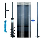 Hand auger 5-3/4inch / 54ft Best auger / digger / water well / +CLAY DRILL-BIT