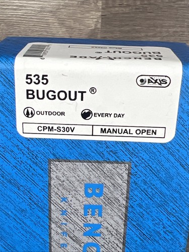 Benchmade Knives Bugout 535GRY-1 CPM-S30V Steel Ranger Green Grivory - Bild 7 von 7