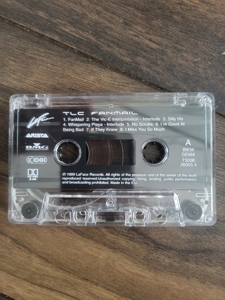 TLC  - Fanmail -  EU Cassette Tape Rare Album With Hype Sticker - 1999 - Image 4 of 4