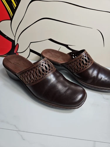 Sandalo Clarks ChocoBrown in pelle 7M Made in Brazil