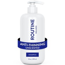 Routine Wellness Anti-Thinning Shampoo for Thinning Hair - Biotin DHT Blocker...