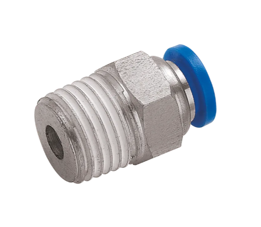 1/8 Bsp  Male - 4MM Straight Push in Fitting