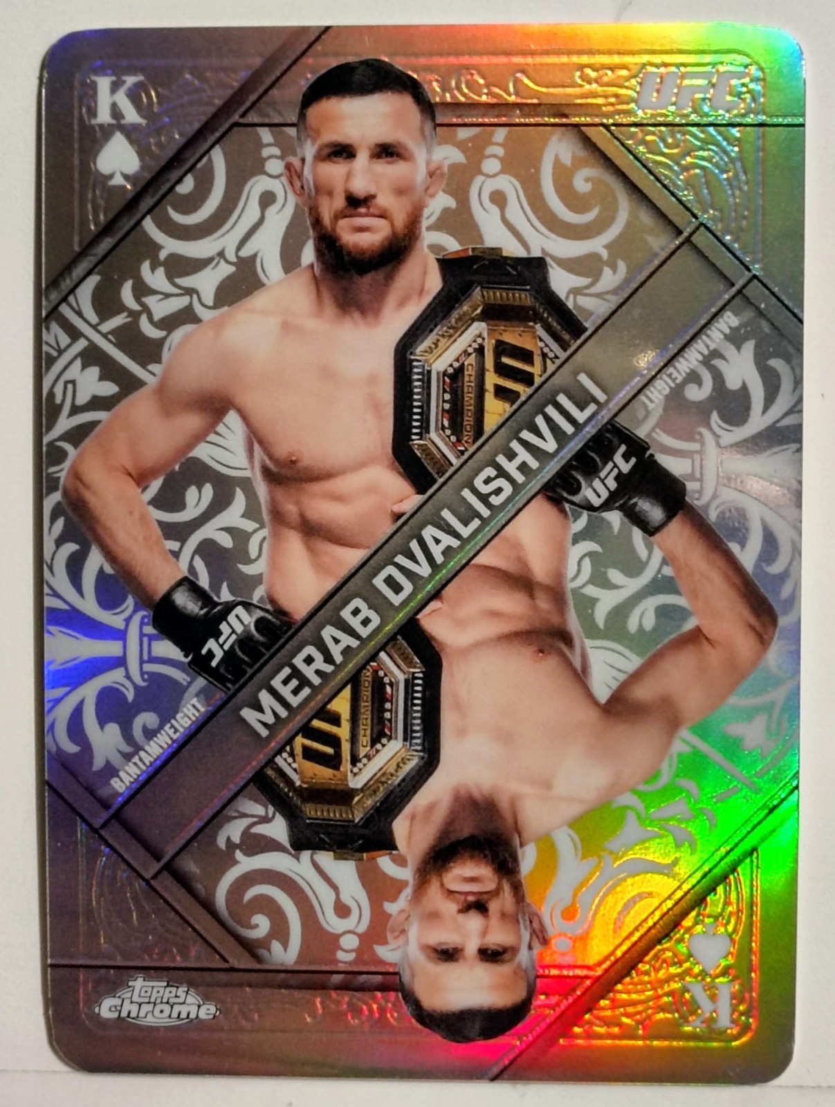 2026 Topps Chrome UFC Merab Dvalishvili Kings and Queens CASE HIT SSP! MINT!
