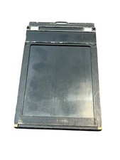 Vintage Lisco Cut Film Holder 4X5 Inches Wood Metal Photography Patent Pending