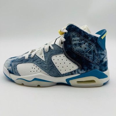 Nike Air Jordan 6 Retro Mid Washed Denim Blue White DM9045-100 