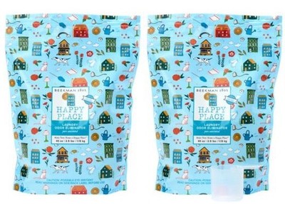#Beekman Happy Place Scent Booster & Odor Eliminator 2 40 oz. Pouches Unscented
