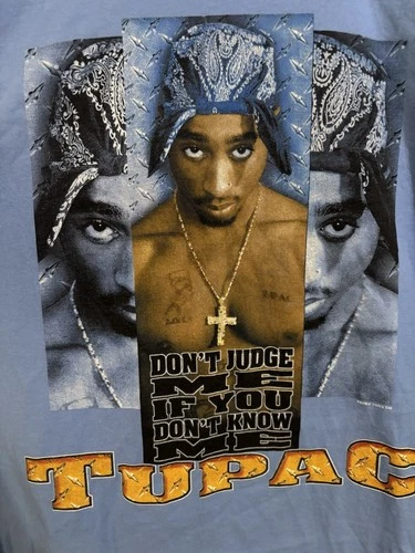 RARE VINTAGE Tupac Shakur Makaveli Thug Life T Shirt 20 2000s vintage concert t-shirt, vintage, single stitch, B+ condition