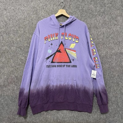 Pink Floyd Hoodie Dark Side of the Moon 1973 US Tour Purple 2XL 50/52 New w/ Tag